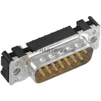 Harting 09 65 361 7712 D-sub male connector 180 ° Aantal polen: 25 Solderen 1 stuk(s) - thumbnail