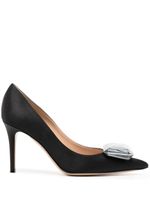 Gianvito Rossi escarpins 90 mm à ornements en cristal - Noir