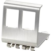 Renkforce DIN-rail adapter 2-voudig Wit, RVS - thumbnail