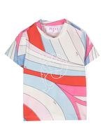 PUCCI Junior t-shirt en jersey à imprimé Iride - Blanc - thumbnail