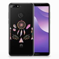 Huawei Y6 (2018) Telefoonhoesje met Naam Boho Dreamcatcher