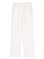 Monnalisa pantalon ample à ourlet volanté - Blanc