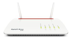 FRITZ!Box 6890 LTE draadloze router Gigabit Ethernet Dual-band (2.4 GHz / 5 GHz) 4G Zwart, Rood, Wit