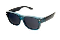 Kost overzetzonnebril unisex vierkant smoke/blauw (2022B)