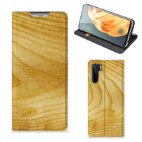 OPPO Reno3 | A91 Book Wallet Case Licht Hout - thumbnail