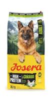 JOSERA Adult High Proteïne, kip, 1 x 12,5 kg, premium droogvoer voor volwassen en sportieve (fok)honden, kip & zalmolie, glutenvrij en rijk aan eiwitten, L-carnitine & taurine, 1 stuk