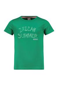 B.Nosy Meisjes t-shirt - Maud - Basil groen