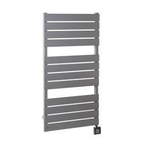 Designradiator Sapho Santina Recht 55x112 cm 598W Zilver Sapho