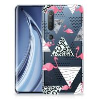 Xiaomi Mi 10 Pro TPU Hoesje Flamingo Triangle