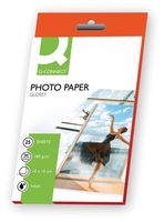 Q-CONNECT fotopapier, ft 10 x 15 cm, 180 g, pak van 25 vel