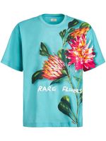 ETRO t-shirt en coton à fleurs - Bleu