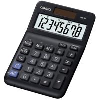 Casio MS-8F Bureaurekenmachine Zwart Aantal displayposities: 8 werkt op batterijen, werkt op zonne-energie (b x h x d) 101 x 148.5 x 27.6 mm - thumbnail