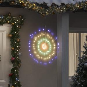 VidaXL Kerstverlichting vuurwerk 4 st 140 meerkleurige LED&apos;s 17 cm