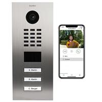 DoorBird D2103V video-intercomsysteem van roestvrij staal