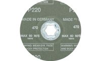 PFERD 64191122 Combiclick korund fiberschijf Ø 125 mm A-COOL 220 voor roestvrij staal Diameter 125 mm - thumbnail