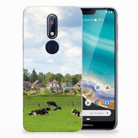 Nokia 7.1 TPU Hoesje Koeien - thumbnail