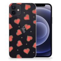 iPhone 12 | 12 Pro (6.1") TPU bumper Hearts - thumbnail