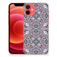 iPhone 12 Mini TPU Siliconen Hoesje Flower Tiles - thumbnail