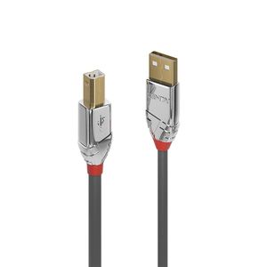 Lindy 36642 2m USB A USB A Mannelijk Mannelijk Grijs USB-kabel