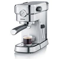 Severin KA 5995 Espressomachine met filterhouder RVS (geborsteld), Zwart 1350 W Met melkopschuimer - thumbnail