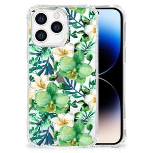 iPhone 14 Pro Case Orchidee Groen