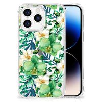 iPhone 14 Pro Case Orchidee Groen - thumbnail