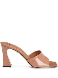 Giuseppe Zanotti mules Solhene 85 mm en cuir verni - Rose