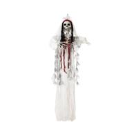 BigBuy Home Decoratie voor Halloween, bruid, doodskop, skelet, 160 x 116 cm