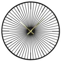 Wandklok Metal black (100cm) | Zwart