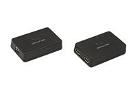 Icron USB Rover 2850 Network Transmitter & Receiver zwart - Netwerk Repeater (Network Transmitter & Receiver, 85m, 12Mbps, Cat5, Zwart, FCC B, CE)