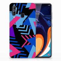 Samsung Galaxy A60 TPU Hoesje Funky Triangle - thumbnail