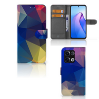 OPPO Reno8 Pro Book Case Polygon Dark