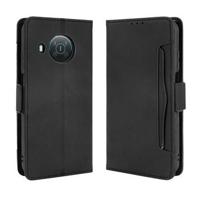 Nokia X10/X20 Cardholder Series Portemonnee Hoesje - Zwart - thumbnail