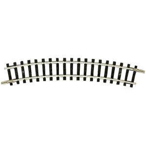 N Fleischmann rails (zonder ballastbed) 22233 Gebogen rails 24 ° 228.2 mm 12 stuk(s)