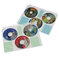 Hama 6-voudig CD/DVD-ordnerhoes 6 CDs/DVDs/Blu-rays Kunststof Transparant wit 10 stuk(s) (b x h x d) 238 x 1 x 295 mm 49835