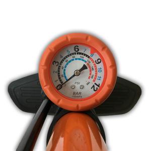 Lynx Fietspomp met manometer 6 Bar oranje