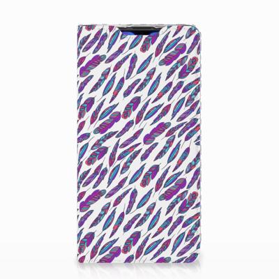 Huawei P30 Hoesje met Magneet Feathers Color
