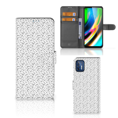 Motorola Moto G9 Plus Telefoon Hoesje Stripes Dots Motorola Moto G9 Plus Telefoon Hoesje Stripes Dots
