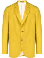 Paul Smith blazer en laine à simple boutonnage - Jaune