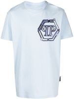 Philipp Plein t-shirt en coton à logo imprimé - Bleu - thumbnail