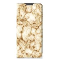 OPPO A96 | A76 Standcase Marmer Goud