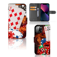 iPhone 13 Mini Wallet Case met Pasjes Casino