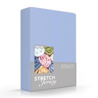 Romanette Luxe Jersey Hoeslaken - Blauw 80/90/100 x 190/200