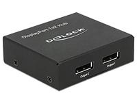 DeLock Splitter Displayport 1.2 bus > 2 x displaypoort bus