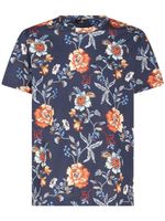 ETRO t-shirt en coton à imprimé floral - Bleu