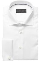 John Miller Slim Fit Overhemd wit, Effen - thumbnail