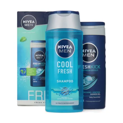 Nivea GVP Men Fresh Kick Duo set van 2