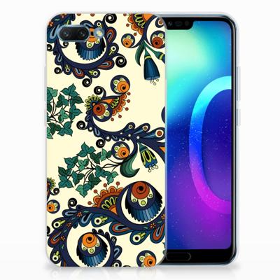 Siliconen Hoesje Huawei Honor 10 Barok Flower Siliconen Hoesje Huawei Honor 10 Barok Flower