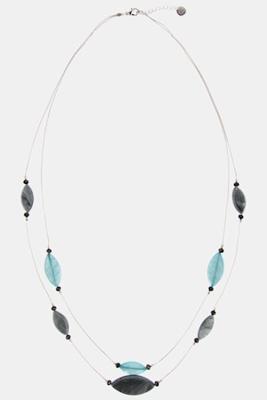 Ulla Popken Ketting, dubbelrijig - Grote Maten