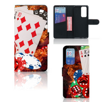 OPPO Find X3 Neo 5G Wallet Case met Pasjes Casino